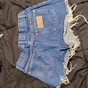 Womens wrangler shorts (cut from boys jeans)